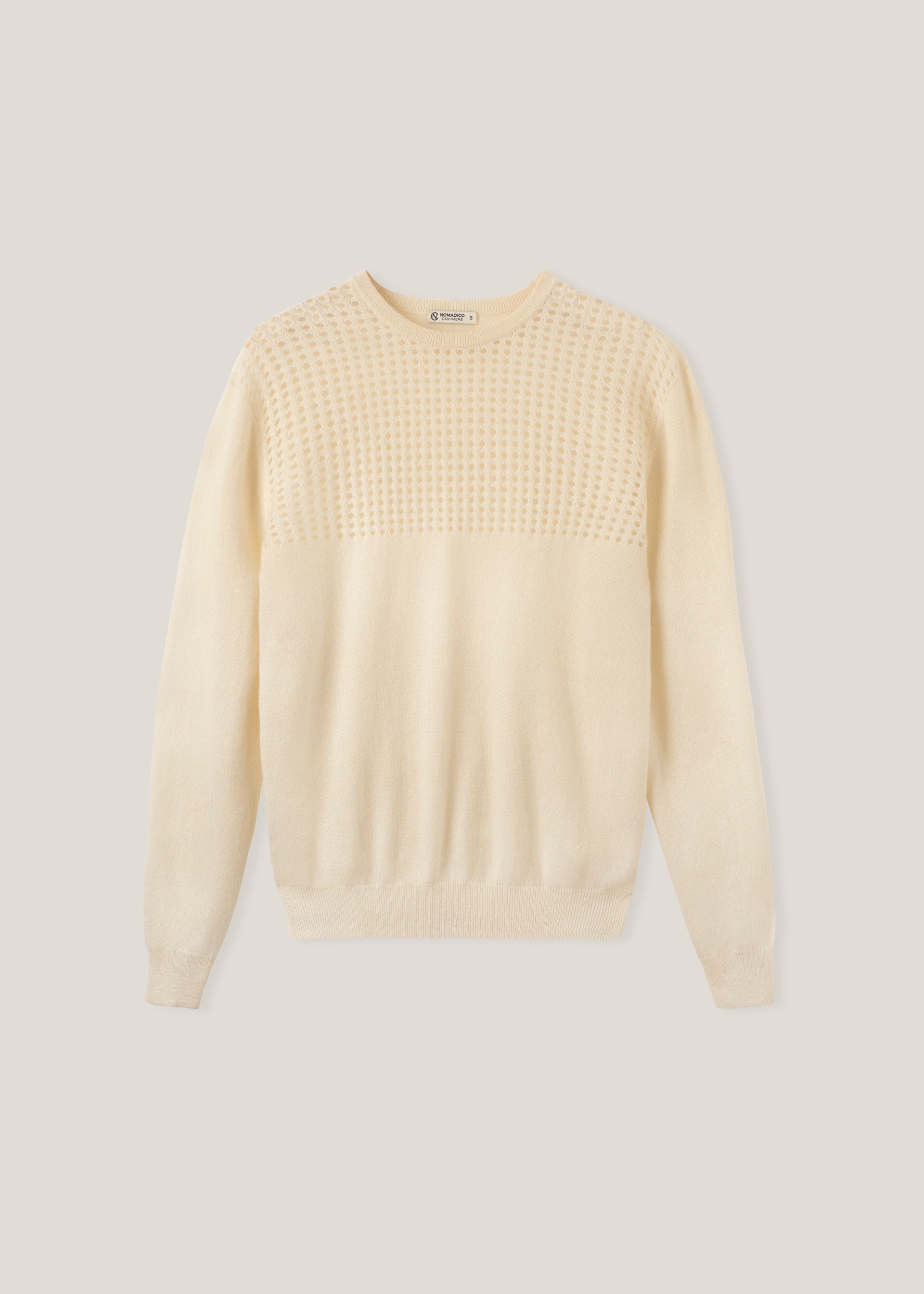Open-knit Detailed Sweater – NOMADICO CASHMERE