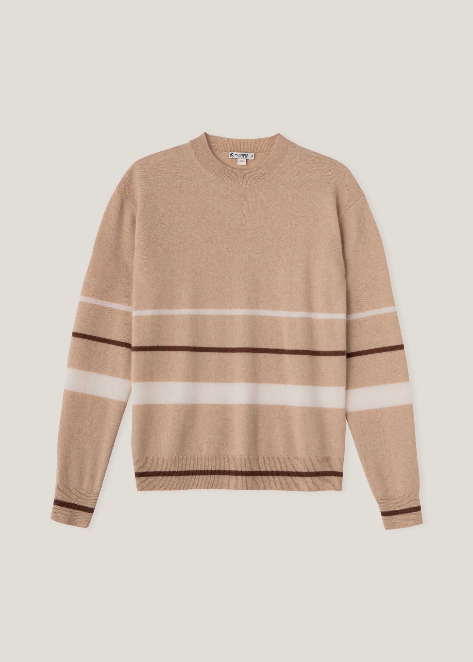 Striped C-neck Sweater