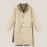 Lapel Collar Long Coat